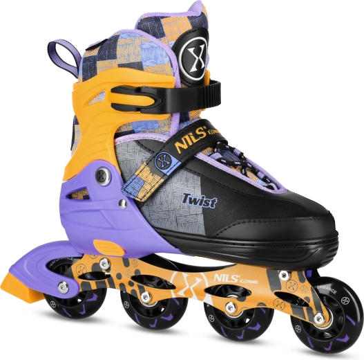 NILS Extreme NA13810 inline skates geel – S (31-34)