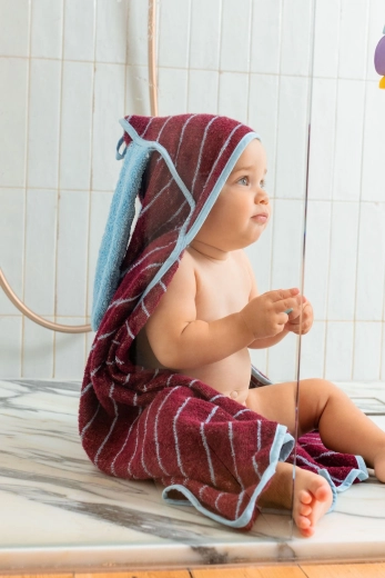 QUUT katoenen handdoek met capuchon konijn 75 × 75 cm