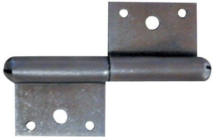 Raamscharnier 100 mm rechts, infreesbaar (15 stuks)