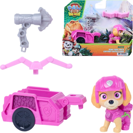 Spin Master PAW Patrol: Dino-film figuur Skye met karretje en accessoires