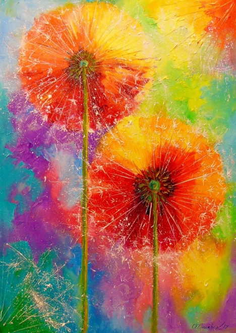 Puzzel paardenbloemen 1000 stukjes