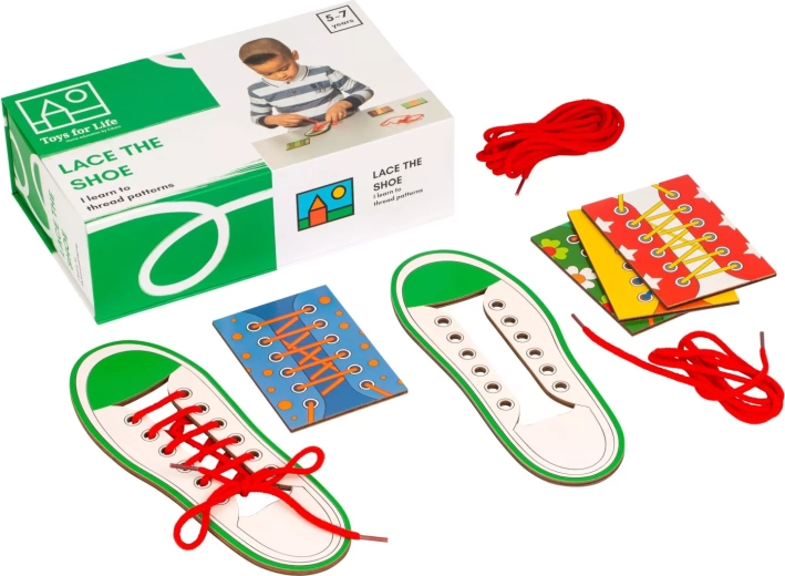 Toys for Life veters strikken – rijgschoenen