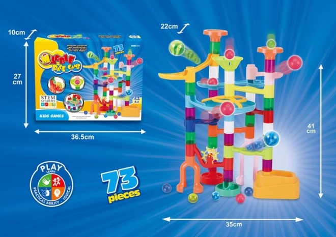 Knikkerbaan 73 stuks