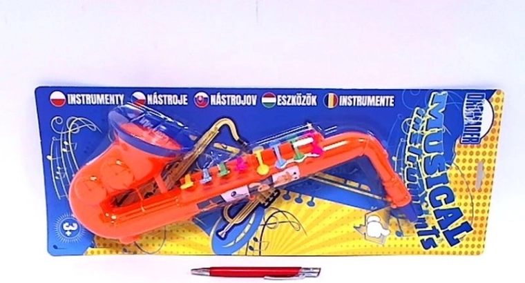 Kleurrijke kindersaxofoon