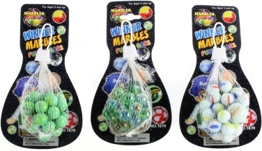 Knikkers op kaart – set van 25 stuks