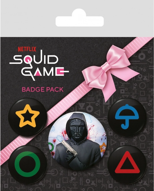 Set SQUID GAME-badges (5 stuks)
