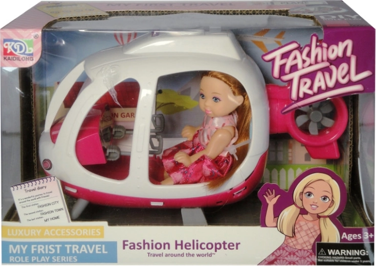 Pop in helikopter met licht en geluiden