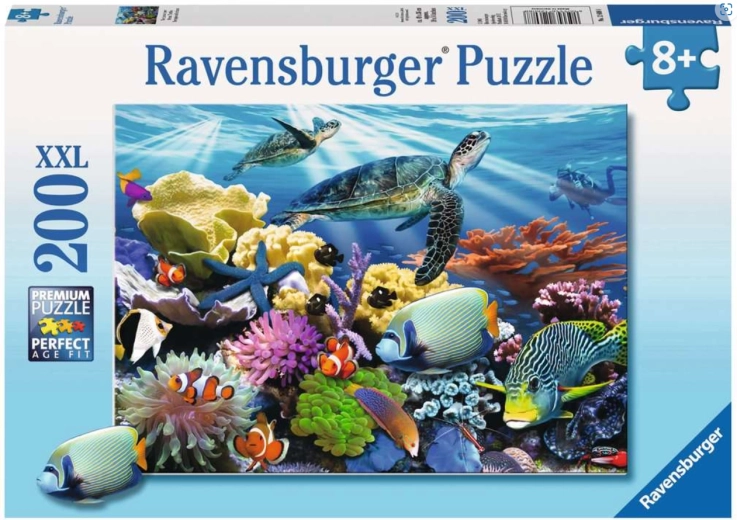 Ravensburger puzzel Het leven in de oceaan XXL 200 stukjes