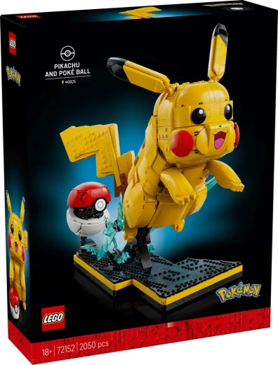 LEGO Pokémon Pikachu en Poké Ball (2050 onderdelen)