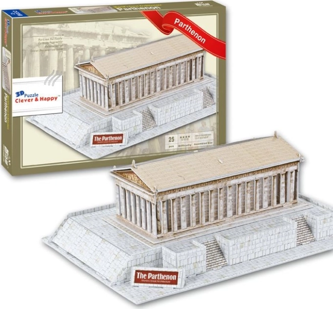3D puzzel Parthenon Griekenland 25 stukjes