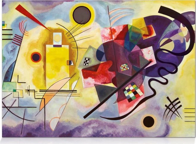 Puzzle STAR 1000 stukjes – geel, rood en blauw