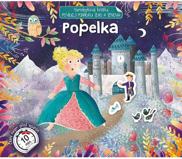 Vertel het sprookje Assepoester – interactieve stickerboek
