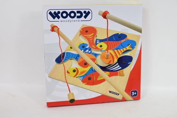 Woodyland magnetisch hengelspel met visjes