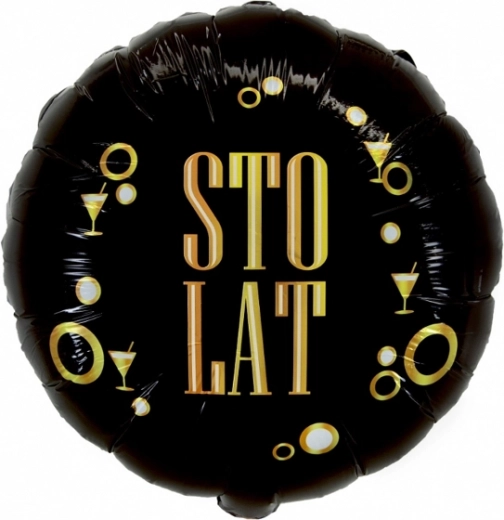 Folieballon „Sto lat“ 18″