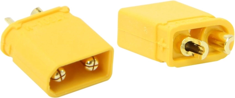 JAMARA hoogstroomconnector XT30 verguld Grip, paar