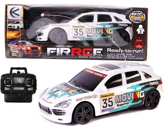Kleurrijke sportieve RC-auto - 1 stuk