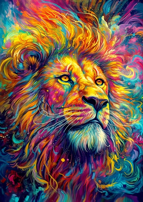 Geniet van Puzzel Schitterende Koning 1000 stukjes