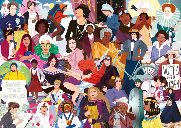 Puzzel Iconische Vrouwen 1000 stukjes EDUCA