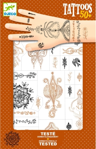 Djeco tijdelijke tatoeages – oosterse sieraden