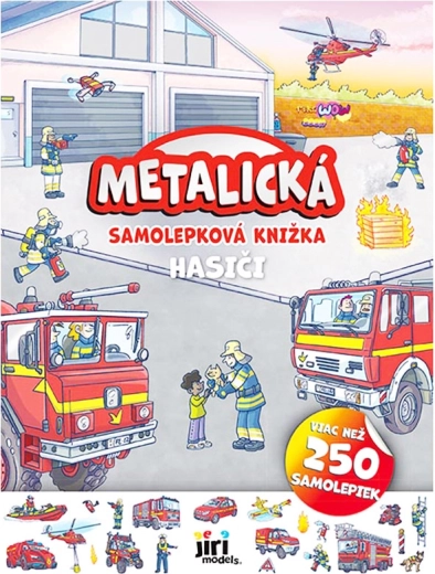 Metallic stickerboek Brandweer