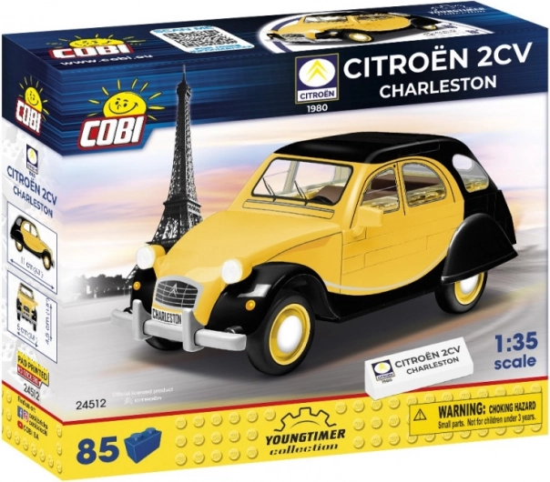 Bouwset COBI CITROËN 2CV Charleston 1:35 – 85 onderdelen