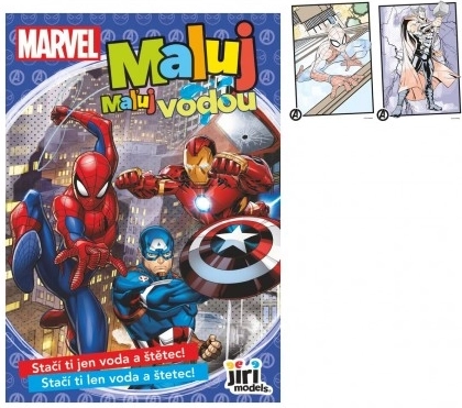 Waterverf-kleurboek A5 MARVEL 15 × 21 cm