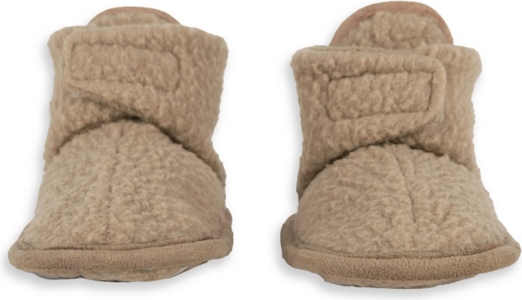 Lodger slofjes Teddy beige 6–12 maanden