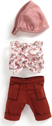 Kleding voor pop Burgundy