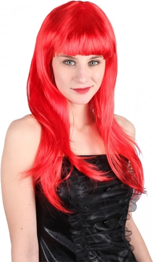 Pruik duivelsrood SPARKYS