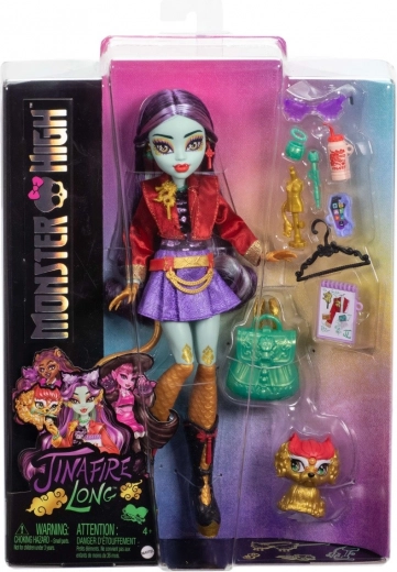 Monster High-pop Jinafire Long met huisdiertje