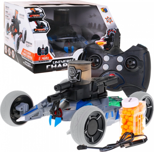 RC-crawler met schietfunctie voor kinderen 5+ met lasergericht en 150 munitie