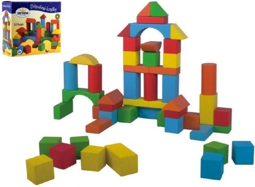 Detoa houten bouwset – blokken 50 st.