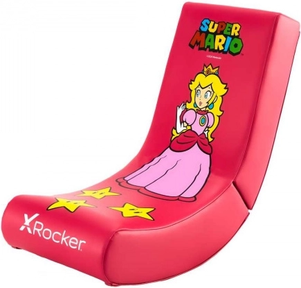 Kinder vloergamingstoel X Rocker Super Mario Peach