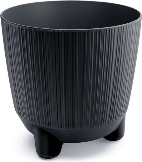 Bloempot met pootjes RYFO N 19,5 cm antraciet