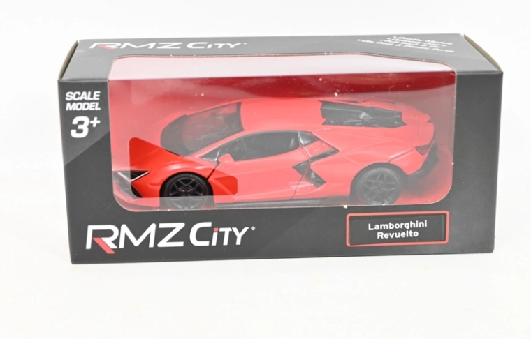 RMZ Lamborghini Revuelto 2024 metalen modelauto 1:18 mat rood
