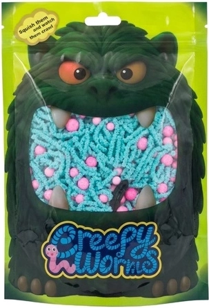 STNUX Creepy Worms sensorische wormpjes roze-blauw