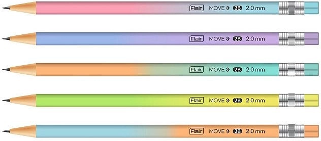 Mechanische grafietpotlood Concorde Move 2 mm, assorti kleuren