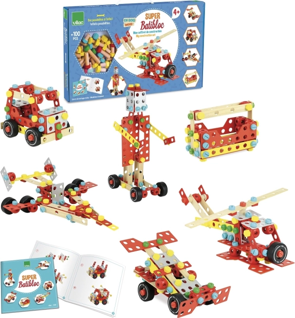 Vilac houten bouwset Super Batibloc