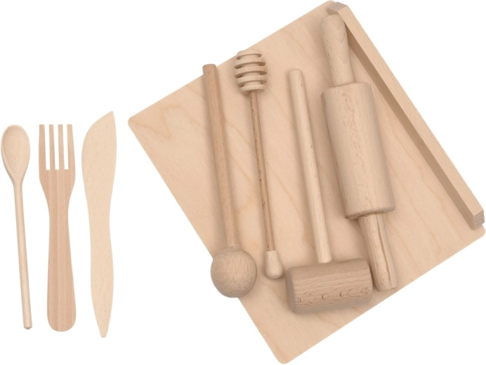 Houten keukenset voor kleine chef-koks Baby Mix