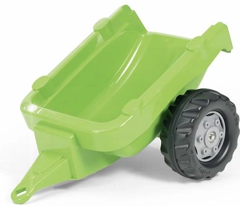 Lichtgroene enkelassige aanhanger voor tractor