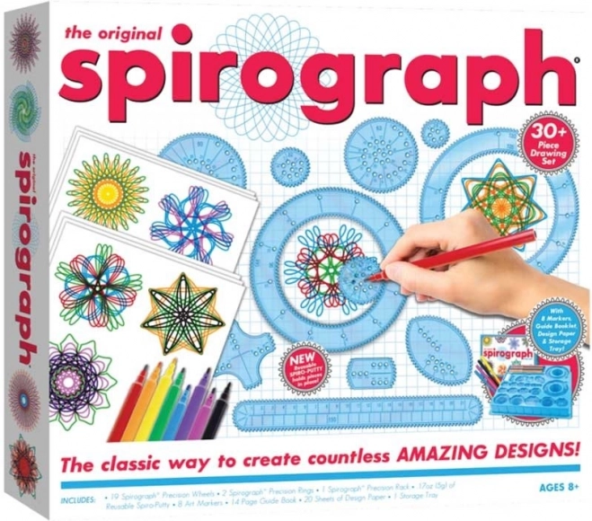 Creatieve set spirograph voor het tekenen van mandala’s