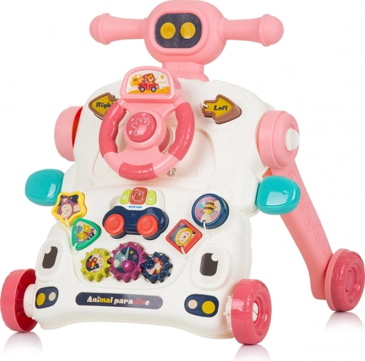 Chipolino Interactieve Looptrainer 3-in-1 Auto Roze