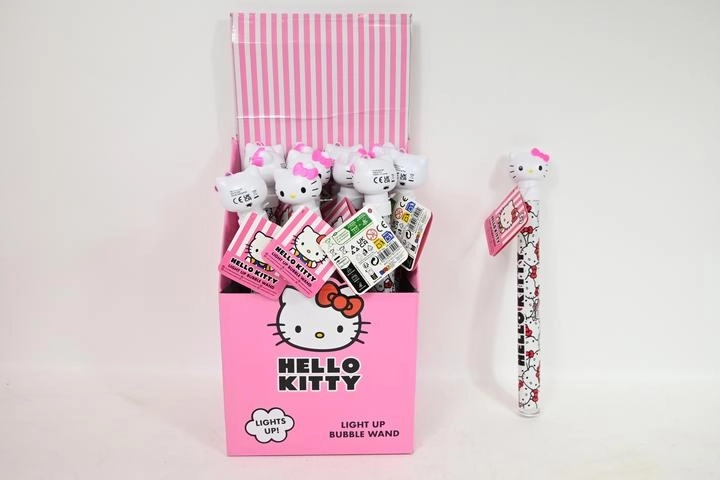 Lichtgevende bellenblaasstok Hello Kitty