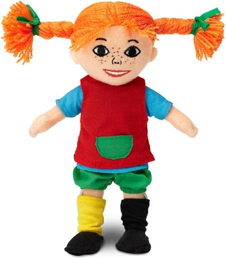 Zachte stoffen pop Pippi Langkous 20 cm