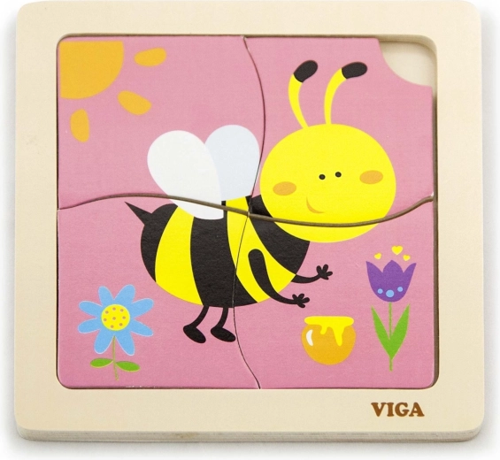 Houten puzzel bij van Vigo