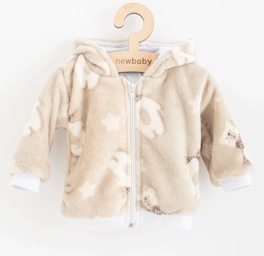 Kinder winterhoodie met capuchon NEW BABY Polar Bear, wellsoft, 68