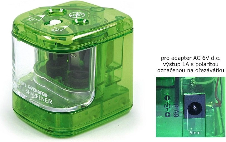 Elektrische dubbele batterijpennetenslijper ICO