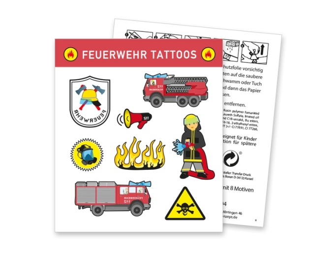 Tattoo vel Hulpdiensten - 1 stuk