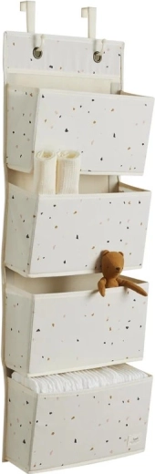 3 Sprouts hangende organizer recycled terrazzo cream