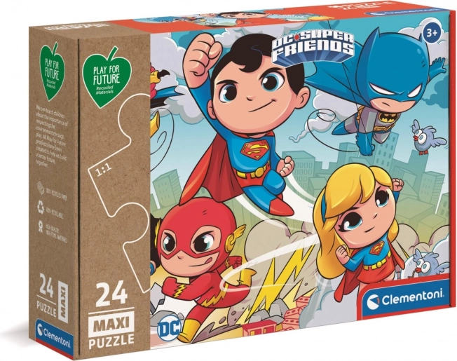 Clementoni puzzel DC Super Friends MAXI 24 stukken